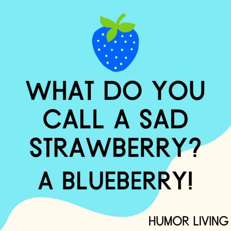 What do you call a sad strawberry? A blueberry! - Humor Living