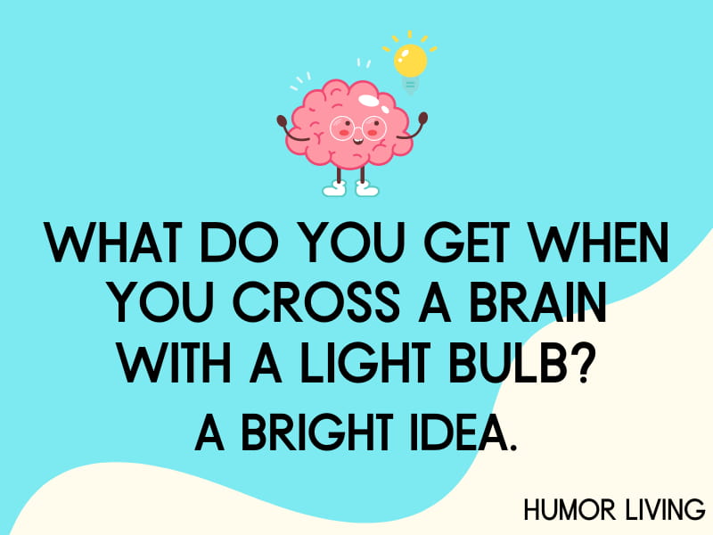 Brain and light bulb.