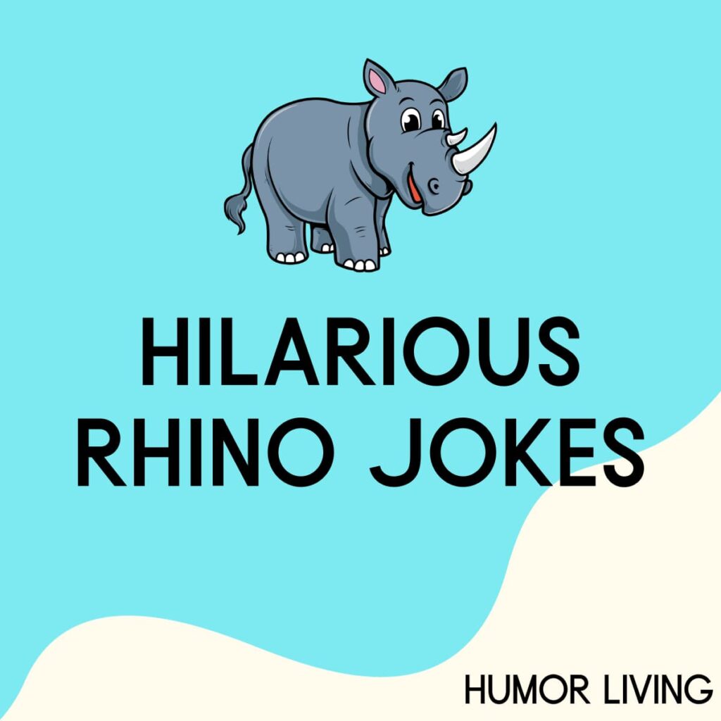 30+ Hilarious Rhino Jokes - Humor Living